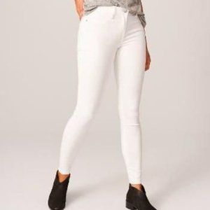 A&F Low Rise Super Skinny Jeans - White